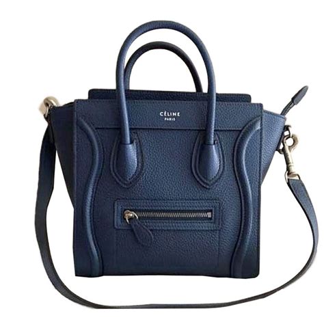 blue celine bag|Celine purses blue.